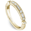 Load image into Gallery viewer, Noam Carver Vintage Style Baguette Side Diamond Wedding Band
