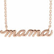 Load image into Gallery viewer, Petite Mama Script Necklace
