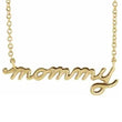 Load image into Gallery viewer, Petite Mommy Script Necklace
