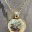 Load image into Gallery viewer, Roberto Coin Estate 18K Yellow Gold Puffy Heart Pendant
