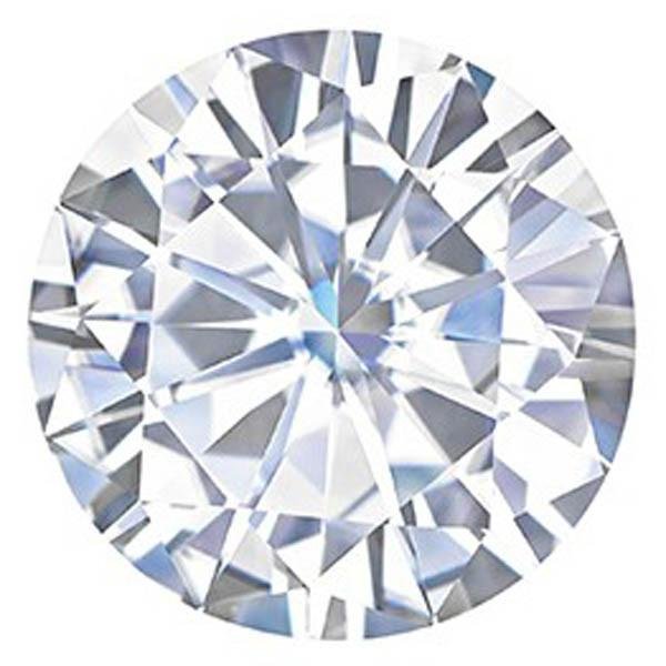 Round Brilliant Forever One™ Moissanite Gemstone - Near-Colorless (G-H-I)