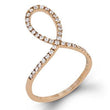 Load image into Gallery viewer, Simon G. 18K Rose Gold Diamond &quot;Midi&quot; Ring
