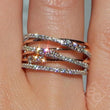 Load image into Gallery viewer, Simon G. 18K Rose Gold Multi-Layer Diamond Ring
