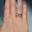 Load image into Gallery viewer, Simon G. 18K Rose Gold Multi-Layer Diamond Ring
