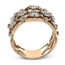 Load image into Gallery viewer, Simon G. 18K Two-Tone Gold Trellis Diamond Ring
