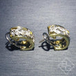 Load image into Gallery viewer, Simon G. 18K Yellow and White Gold Diamond Flower Earrings
