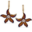 Load image into Gallery viewer, Simon G. 18K Yellow Gold &quot;Organic Allure&quot; Diamond Flower Earrings
