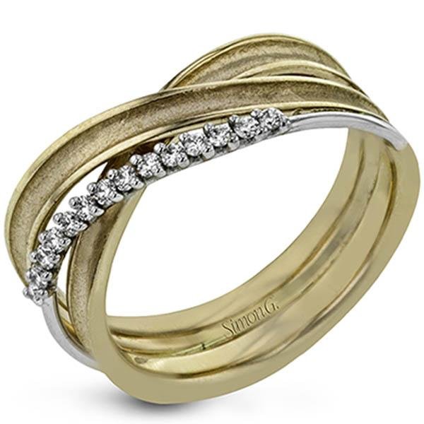 Simon G. 18k Yellow Gold Right Hand Diamond Ring