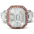 Load image into Gallery viewer, Simon G. 3.07 Carat Right Hand Halo Diamond &quot;Mosaic&quot; Ring
