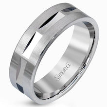 Load image into Gallery viewer, Simon G. 7MM Wedding Band with Satin &amp; High Polish Finish
