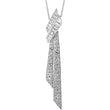 Load image into Gallery viewer, Simon G. Art Deco Ribbon Style Diamond Pendant
