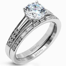 Load image into Gallery viewer, Simon G. Baguette Cut Diamond Wedding Band
