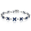 Load image into Gallery viewer, Simon G. Blue Sapphire &amp; Diamond Butterfly Bracelet
