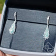 Load image into Gallery viewer, Simon G. Caribbean &quot;Blue Paraiba&quot; Pave Earrings
