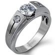 Load image into Gallery viewer, Simon G. &quot;Christopher&quot; Tension Set Style Diamond Ring
