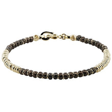 Load image into Gallery viewer, Simon G. Contemporary Two-Tone Men&#39;s Hammered Bead Bracelet
