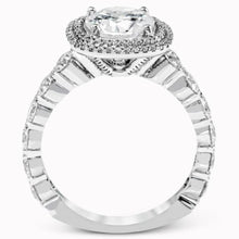 Load image into Gallery viewer, Simon G. Double Cushion Halo Diamond Engagement Ring
