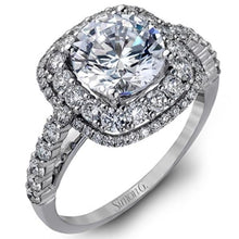 Load image into Gallery viewer, Simon G. Double Cushion Shaped Halo Diamond Engagement Ring
