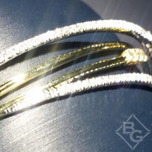 Load image into Gallery viewer, Simon G. &quot;Embraceable&quot; Multi-Layer Diamond Wave Bangle

