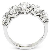 Load image into Gallery viewer, Simon G. Five Stone Oval Diamond Halo Anniversary Ring
