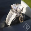 Load image into Gallery viewer, Simon G. Large Center Baguette Diamond Engagement Ring
