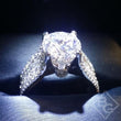 Load image into Gallery viewer, Simon G. Large Center &quot;Cathedral Style&quot; Diamond Engagement Ring
