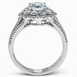 Load image into Gallery viewer, Simon G. Large Center Diamond Halo Engagement Ring
