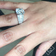 Load image into Gallery viewer, Simon G. Large Center &quot;Simon Set&quot; Baguette Diamond Engagement Ring
