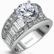 Load image into Gallery viewer, Simon G. Large Center &quot;Simon Set&quot; Diamond Engagement Ring
