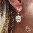 Load image into Gallery viewer, Simon G. Large Mosaic Baguette Cut Diamond Dangle Earrings

