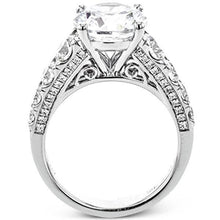 Load image into Gallery viewer, Simon G. Large Round Center Graduating Diamond Engagement Ring
