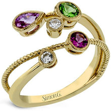 Load image into Gallery viewer, Simon G. &quot;Modern Enchantment&quot; Mutli-Color Gemstone Ring
