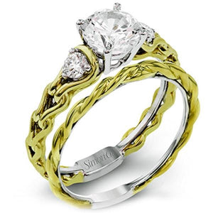 Simon G. Organic Style "Love Links" Diamond Engagement Ring
