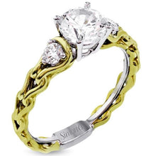 Load image into Gallery viewer, Simon G. Organic Style &quot;Love Links&quot; Diamond Engagement Ring
