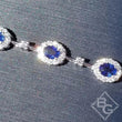 Load image into Gallery viewer, Simon G. Oval Cut Blue Sapphire &amp; Diamond Bracelet
