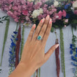 Load image into Gallery viewer, Simon G. Oval Cut Paraiba Tourmaline Halo Diamond &quot;Flower&quot; Ring
