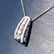 Load image into Gallery viewer, Simon G. Pave Diamond 5 Stone Diamond Pave Pendant
