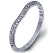 Load image into Gallery viewer, Simon G. Pave Set Curved Diamond Wedding Ring
