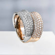 Load image into Gallery viewer, Simon G. Pave Set Right Hand Diamond Crossover Ring
