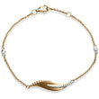 Load image into Gallery viewer, Simon G. Rose Gold Diamond Leaf Bracelet
