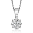 Load image into Gallery viewer, Simon G. Round Cut Pave Solitaire Style Diamond Pendant
