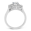 Load image into Gallery viewer, Simon G. Round Cut Supernova Diamond Baguette Halo Engagement Ring
