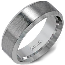 Load image into Gallery viewer, Simon G. Satin Finished Wedding Band with High Polished Edges
