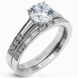 Load image into Gallery viewer, Simon G. Tapered Baguette Diamond Engagement Ring
