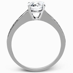 Simon G. Tapered Baguette Diamond Engagement Ring