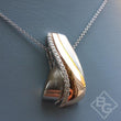 Load image into Gallery viewer, Simon G. Two-Tone Gold Diamond &quot;Swish&quot; Pendant
