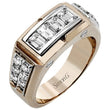 Load image into Gallery viewer, Simon G. Two-Tone Mens Baguette Cut Diamond Ring
