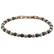 Load image into Gallery viewer, Simon G. Two-Tone Men&#39;s Hammered Bead Bracelet
