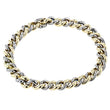 Load image into Gallery viewer, Simon G. Two-Tone Twisted Interlocking Link Bracelet
