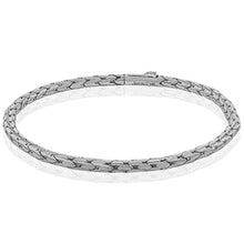 Load image into Gallery viewer, Simon G. White Gold Men&#39;s Brushed Bracelet
